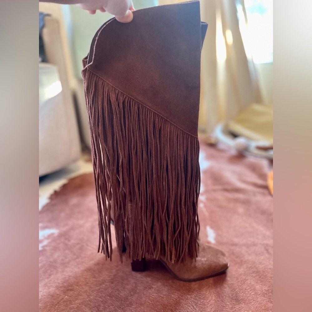 Jessica Simpson Asire Fringe Tall boots